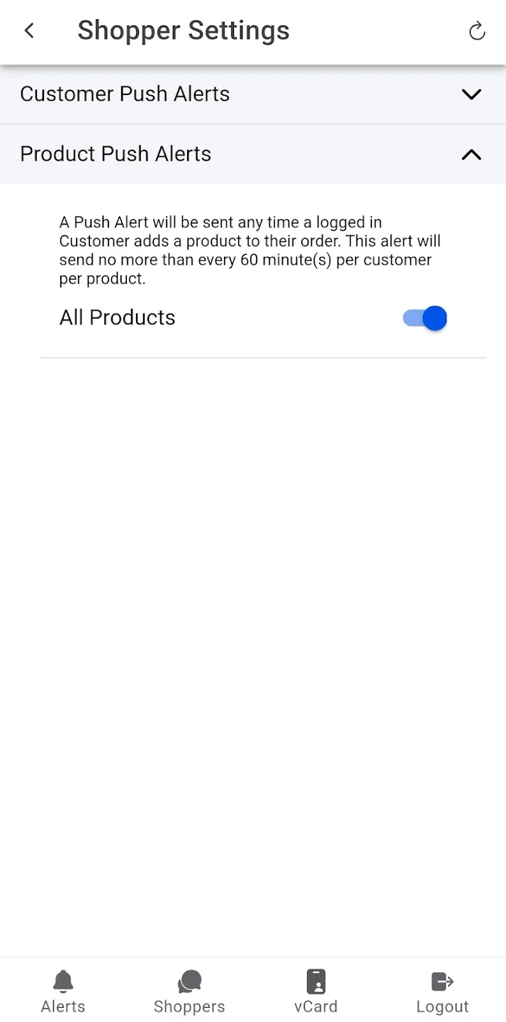 Integral Connections screenshot: order and shipment tracking